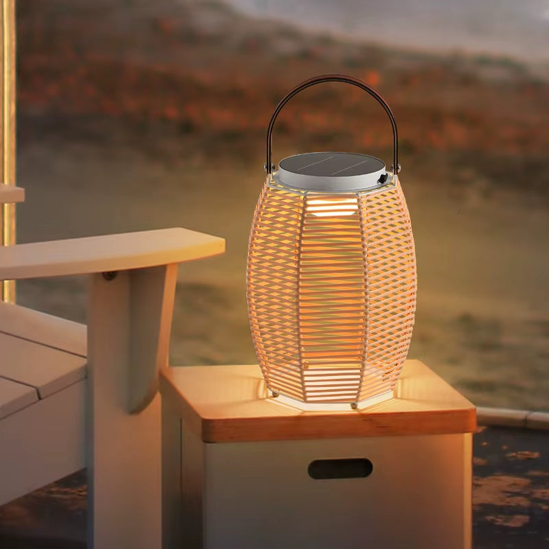 Outdoor Lights Courtyard Lights Villa Garden Lights Waterproof Modern Simple Patio Atmosphere Lights Solar Lights Woven Lights